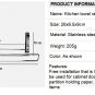 Stainless Steel Toilet Roll Paper Under Shelf Kitchen Towel Holder Tissue Rack