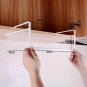 White Under Shelf Table Metal Hanging Drawer Kitchen Storage Basket Rack Holders