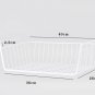 White Under Shelf Table Metal Hanging Drawer Kitchen Storage Basket Rack Holders