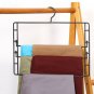 COLOR BRONZE Metal 4-Tier Swing-Arm Pants Hangers Towel Holder Removable Rack