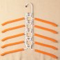 COLOR WHITE Anti-Slip Multi-Layer 5 Hanger Shirt Holder Jacket Rack