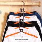 COLOR BLACK Anti-Slip Multi-Layer 5 Hanger Shirt Holder Jacket Rack