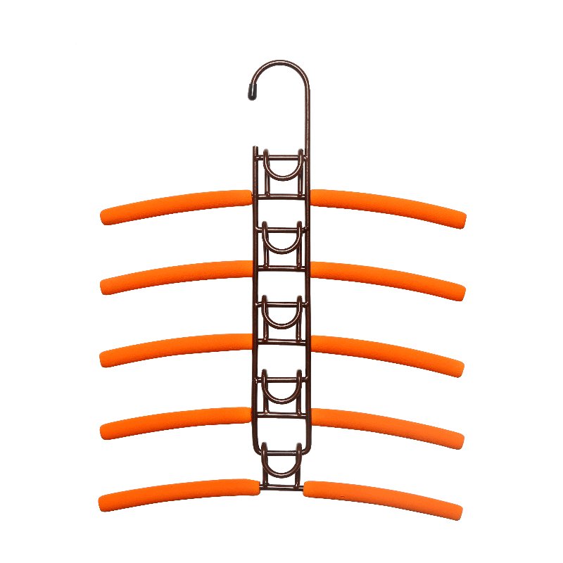 COLOR BRONZE Kids-Hanger Five Layers Anti-Slip Shirt Holder Coat Rack