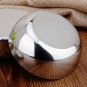 12x5CM Food School Bowl Silver Stainless Steel + Lid Rice Soup Round Basin Best Quality
