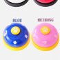 White Pet Food Toy Training Meal Call Dog Puppy Trainer Cat Footprints Ring The Bell