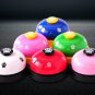 White Pet Food Toy Training Meal Call Dog Puppy Trainer Cat Footprints Ring The Bell