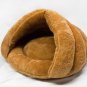 Light Brown 45x35CM Portable Pet Sleeping Bag Cat Dog Kennel Puppy Nest Small Triangle litter House