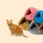 50x40CM Brown Portable Pet Sleeping Bag Cat Dog Kennel Puppy Nest Large Triangle litter House