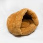 50x40CM Light Brown Portable Pet Sleeping Bag Cat Dog Kennel Puppy Nest Large Triangle litter House