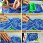 DIY Flowers 5D Full Diamond Painting Resin Drill Canvas Embroidery Crystal Draw