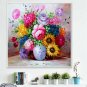 5D Full Diamond Painting Embroidery Restaurant Drill Cross Stitch Flowers Vase