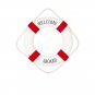 Red 14CM Welcome Aboard Lifebuoy Wall Hanging Wheel Sea Fish Restaurant Home Decoration