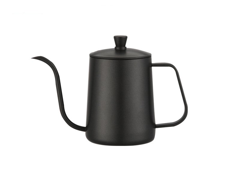 Black 2pcs/set Coffee Teapot 304 Stainless Steel Fine Long Mouth Small Spout