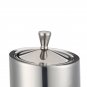 Silver 2pcs/set Coffee Teapot Olive Oil Can Soy Sauce 304 Stainless Steel Small Spout