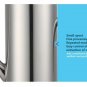 Silver 2pcs/set Coffee Teapot Olive Oil Can Soy Sauce 304 Stainless Steel Small Spout