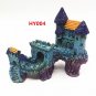 HY004 Aquarium Decoration Gift Fish Tank Decor Resin Ornament Bridge Castle