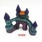 HY006 Aquarium Decoration Gift Fish Tank Decor Resin Ornament Bridge Castle