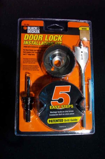 TL-205 Black & Decker Door Lock Installation Kit