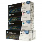 Genuine HP 304A CC530AD, CC531A, CC532A, CC533A, TONER SET LJ CM2320, CP2025 In Retail Packaging