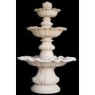 A Set Of 2 Three Tiered Water Fountain
