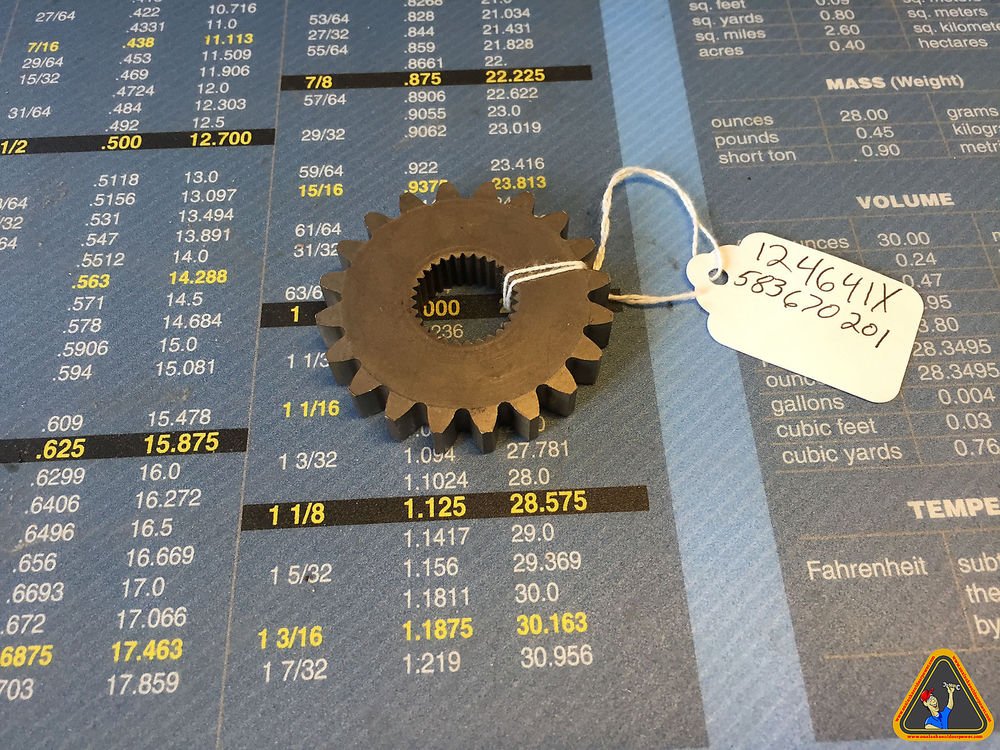 Dana Spicer Foote Transaxle 4360140 Spur Gear 20t 124641X 583670201
