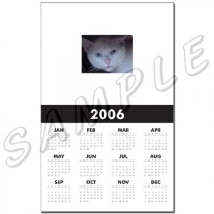 One Page Wall Calendar