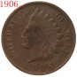 1 Pcs 1906 Indian head cents coin copy