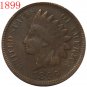 1 Pcs 1899 Indian head cents coin copy