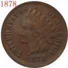 1 Pcs 1878 Indian head cents coin copy