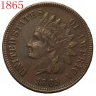 1 Pcs 1865 Indian head cents coin copy