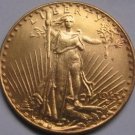 1 Pcs 1913 $20 St. Gaudens Coin Copy 100% coper manufacturing gold-plated