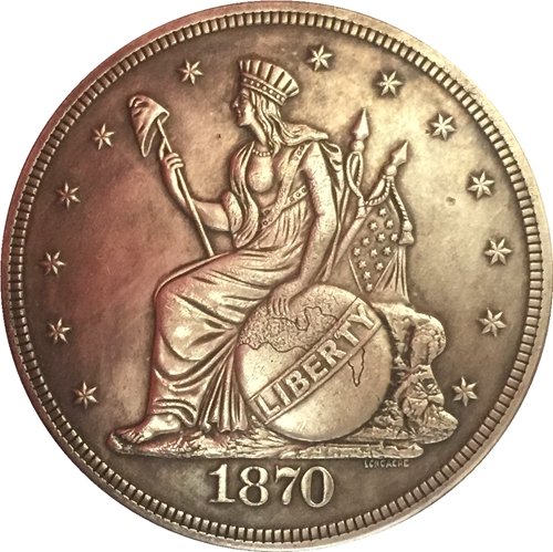 1 Pcs 1870 United States $1 Dollar coins COPY Type 2