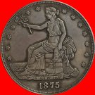 1 Pcs 1875 Trade Dollar COIN COPY
