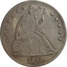 1 Pcs 1850 Seated Liberty Dollar COINS COPY