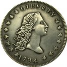 1 Pcs 1794 Flowing Hair Dollar COIN COPY type 1