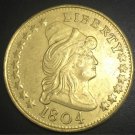 1804 US Truban Head $10 Gold Eagle and Shield Reverse Copy Coin