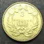 US Coin 1882 US $3 gold dollar Gold copy Coin