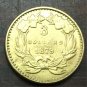 US Coin 1879 US $3 gold dollar Gold copy Coin
