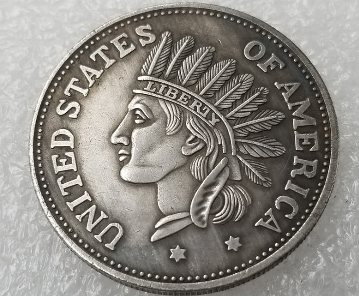 rare-antique-usa-united-states-1851-one-dollar-indian-head-coin