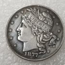 1 Pcs US 1877 Liberty Head Half Dollar Copy Coin