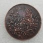 US Coin 1796 Flowing Hair Wreath Leaf Half Cent Copper Copy Coin