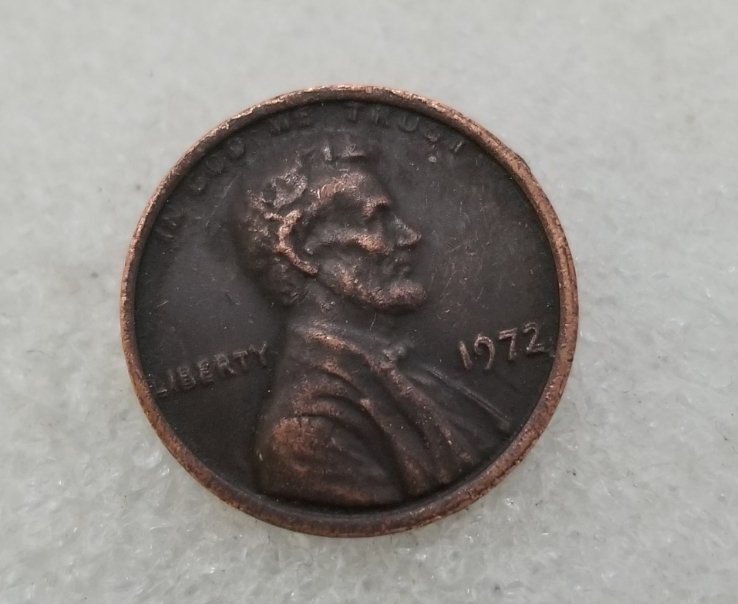1 Pcs US 1972 Lincoln Memorial One Cents Copper Copy Coin