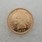 1 Pcs US 1871 Indian Head One Cents Copy Coin
