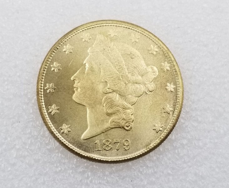 1 Pcs US 1879 Liberty Head Twenty Dollars Gold Copy Coin