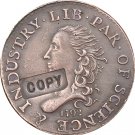 1 Pcs 1792 liberty parent of science & Industry half dimse copy coin for collection 1 Pcs 1792 liberty parent of science & Industry half dimse copy coin for collection
