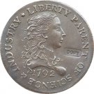 1792 liberty parent of science & Industry GWPT BIRCH one cent copy coin