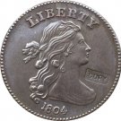1 Pcs 1804 liberty head one cent copy coin  for collection