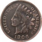 1 Pcs 1906 Indian head one cents copy coin for collection 1 Pcs 1906 Indian head one cents copy coin for collection