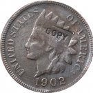 1 Pcs 1902 Indian head one cents copy coin  for collection