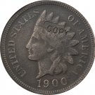 1 Pcs 1900 Indian head one cents copy coin  for collection